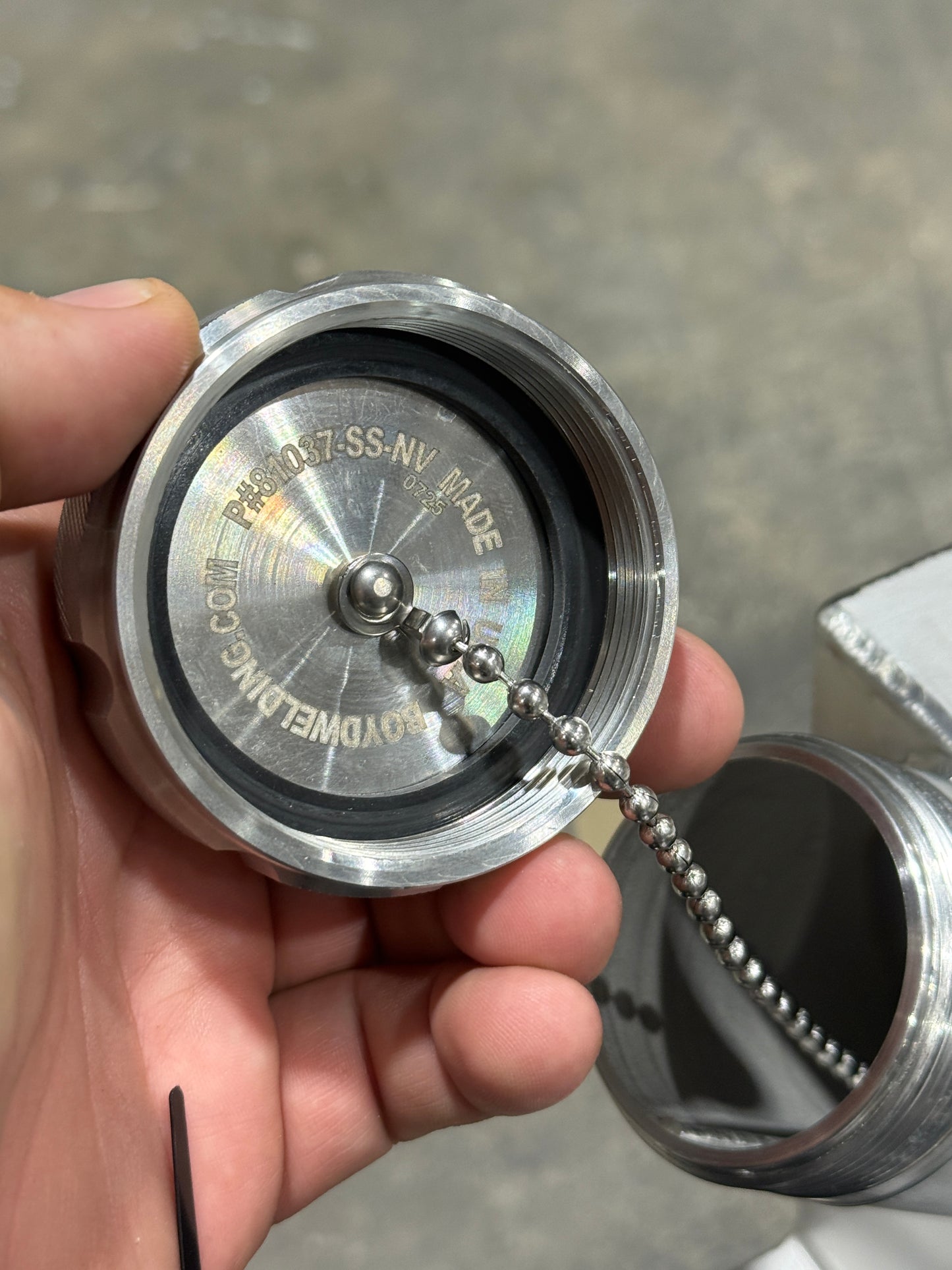 Boyd Stainless Steel 2" NPSM Loose CNC Machined Cap