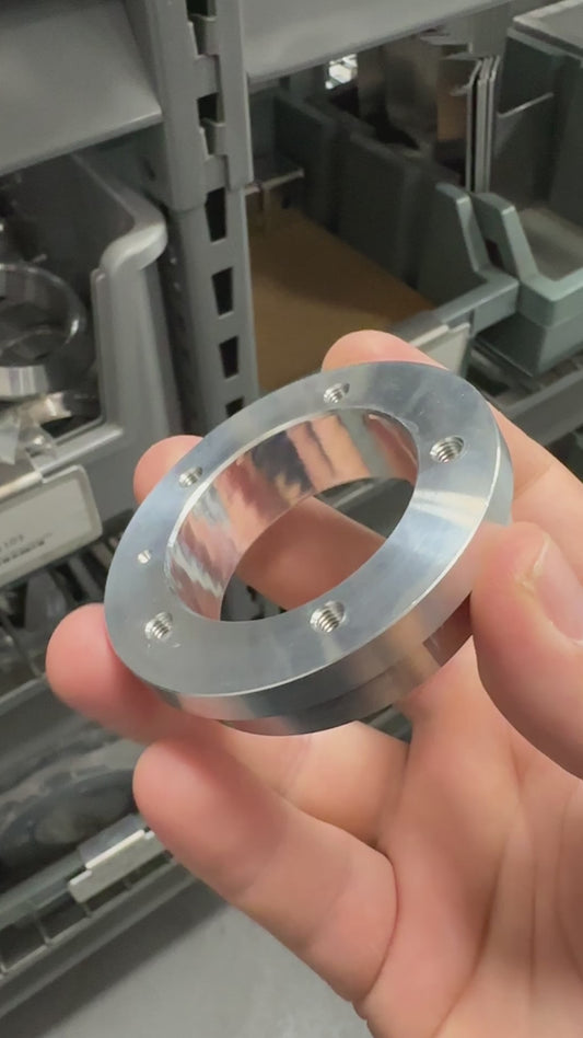 CNC MACHINED 5 BOLT SENDING UNIT FLANGE
