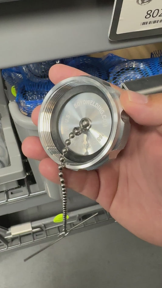 Boyd 2" NPSM Loose CNC Machined Aluminum Cap
