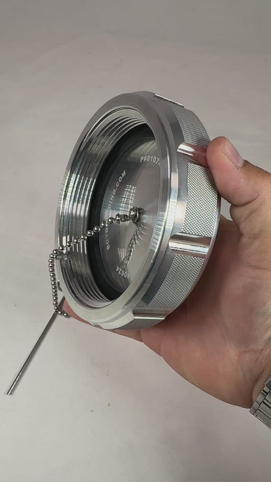 Boyd 4.0" NPSM Loose CNC Machined Aluminum Cap