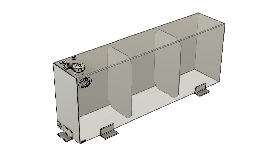 35 Gallon 48x10x18 Aluminum Tank