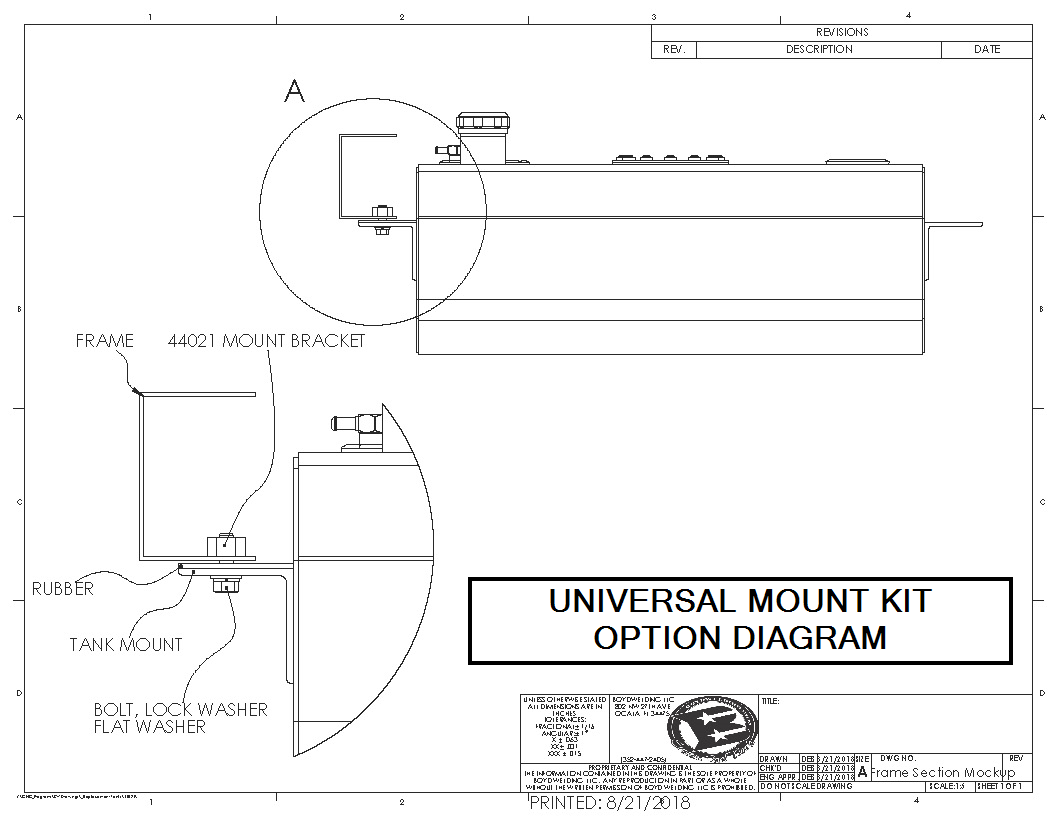 63-72 C10 Bed Fill NON EFI Tank