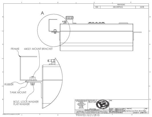 63-72 Universal C10 Tank Mounting Kit