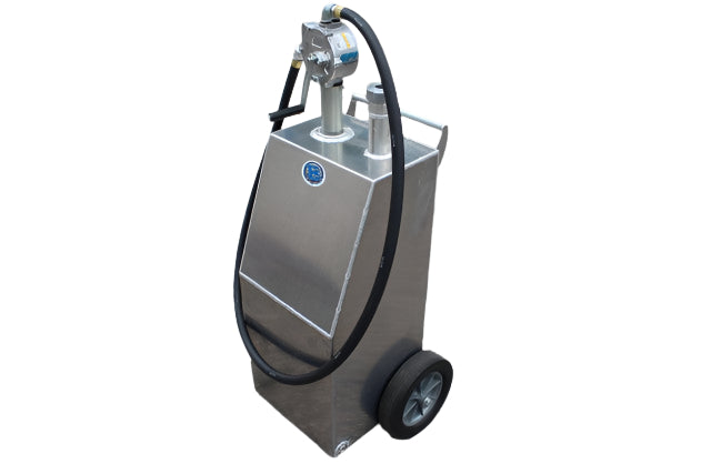 32 Gallon Aluminum Wheeled Storage Cart