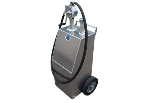 32 Gallon Aluminum Wheeled Storage Cart