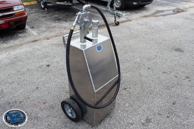 32 Gallon Aluminum Wheeled Storage Cart