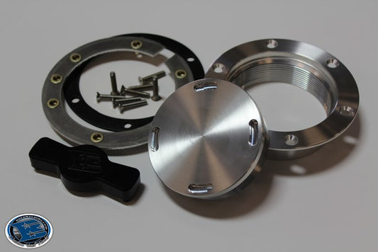 CNC Machined Aluminum Flush Tank Fill W Delrin Key