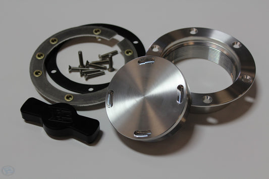 CNC Machined Aluminum Flush Tank Fill W Delrin Key
