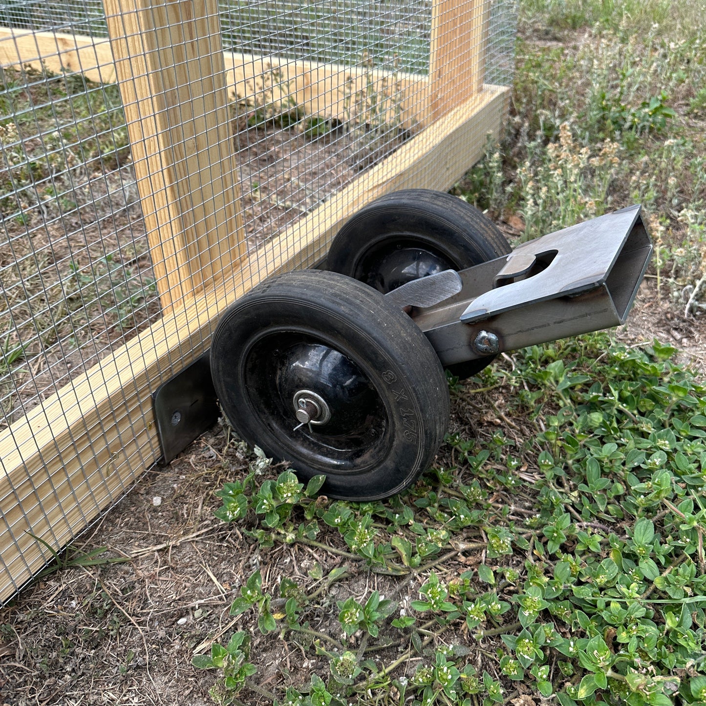 Chicken Tractor Lift Wheel Kit