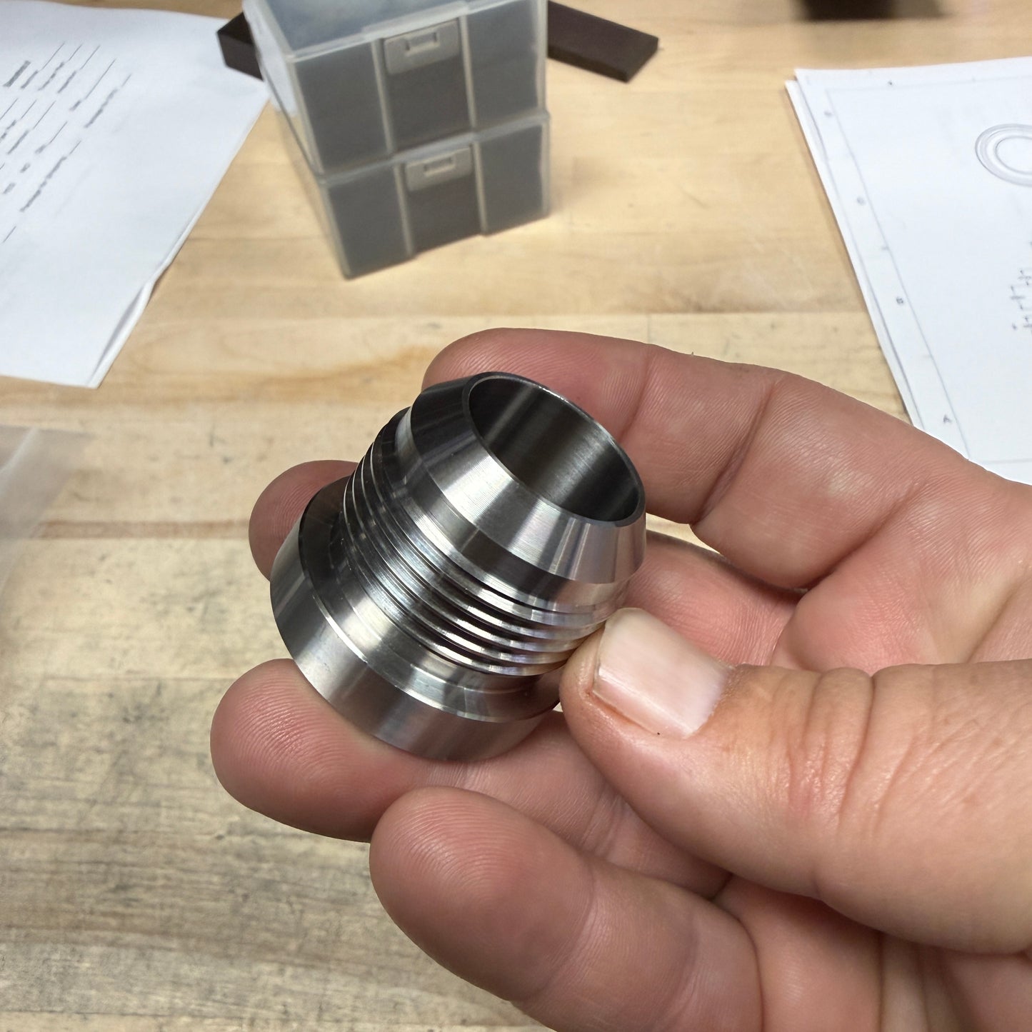 Stainless Steel AN / JIC Weld on Fitting