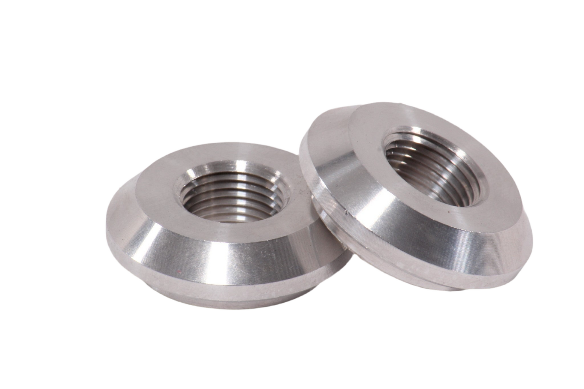 KRD PERFORMANCE 2PCS Aluminum 3/4 NPT Female Weld On Bung, 3/4" NPT Weldable Fuel