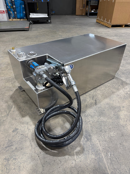 70 Gallon 47.5x24x18 Service Body Aluminum Tank W GPI 15GPM Pump Included