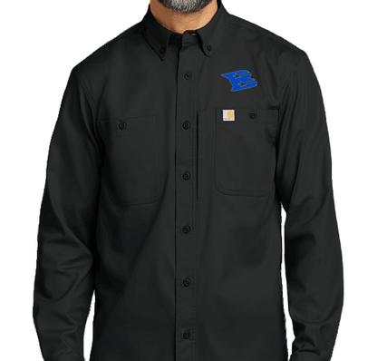 Boyd Badge Embroidered Carhartt Long Sleeve Work Shirt