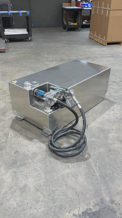 70 Gallon 47.5x24x18 Service Body Aluminum Tank W GPI 15GPM Pump Included