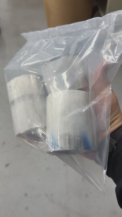 Aluminum 2.75" OD 6061 T6 5LB Pack Bar Ends