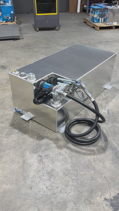 75 Gallon 48x24x18 Aluminum Tank W GPI 15GPM Pump Included