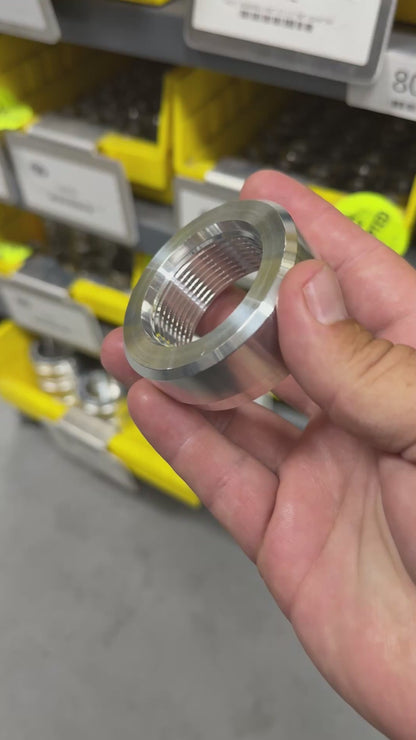 Aluminum SAE O-Ring Female Weld Fitting