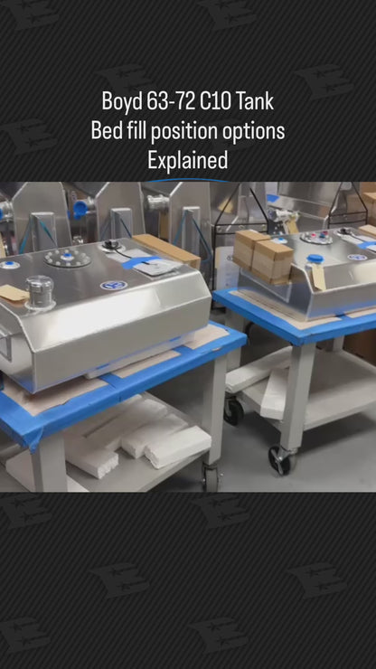 63-72 C10 Bed Fill EFI Tank With Aeromotive Stealth 340 In-Tank pump