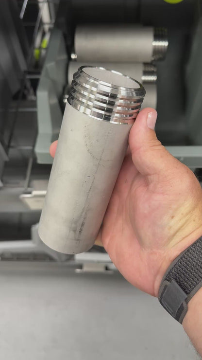 Stainless Steel 225 Series 5TPI Buttress Threaded Neck
