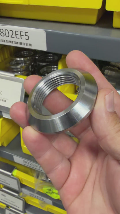 Steel Machined NPT Flanged Weld Bung