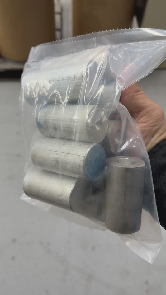 Aluminum 1.5" OD 6061 T6 5LB Pack Bar Ends