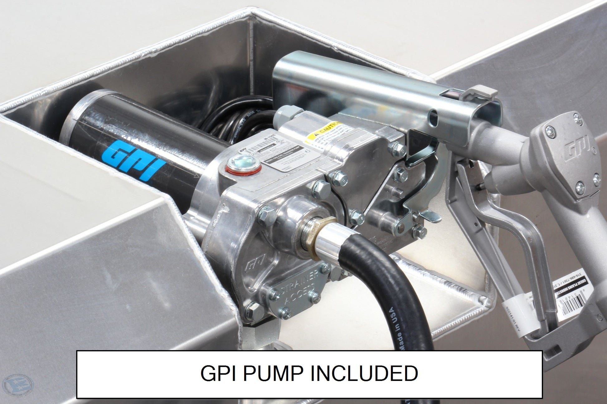 75 Gallon 48x24x18 Aluminum Tank W GPI 15GPM Pump Included – Boyd Welding  LLC