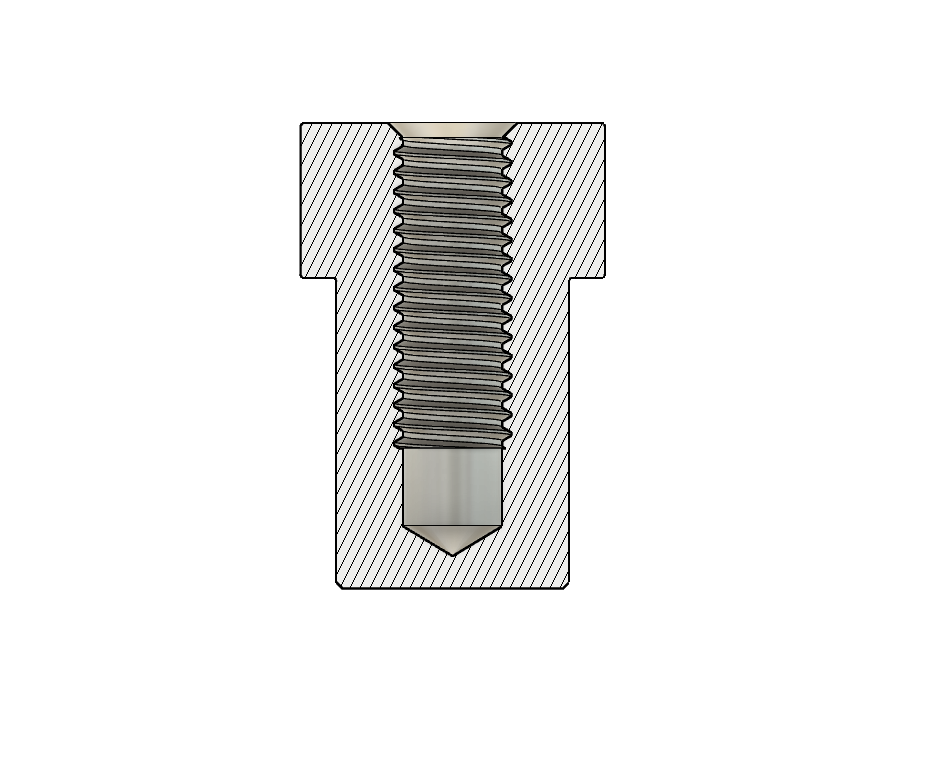 Aluminum Blind Threaded Boss With Shoulder SMALL – Boyd Welding LLC