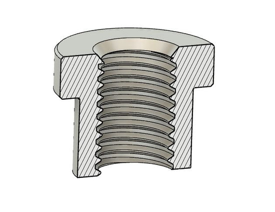 Double Threaded Boss Stainless Steel THRU Threaded Boss – Boyd Welding LLC