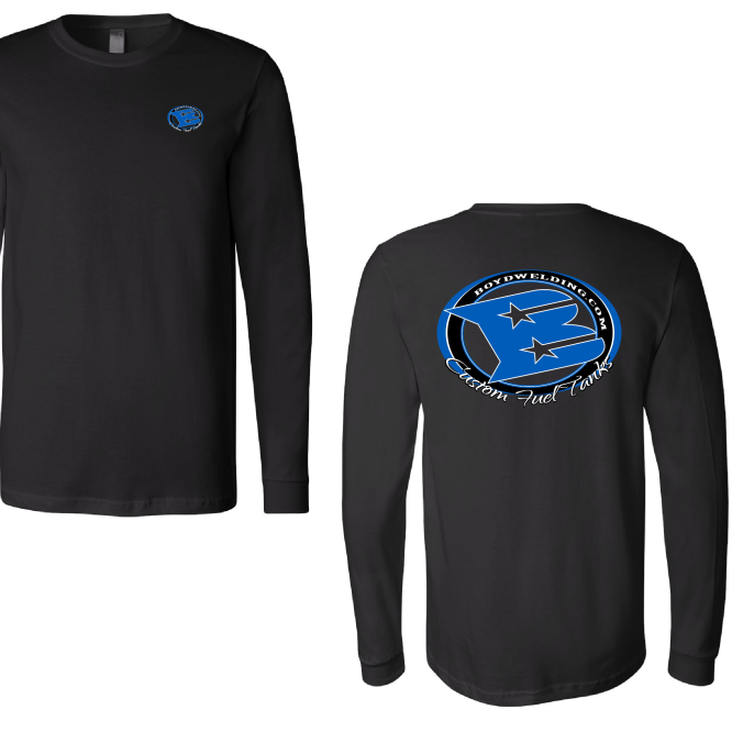 Boyd Long Sleeve Badge Logo Black Shirt – Boyd Welding LLC