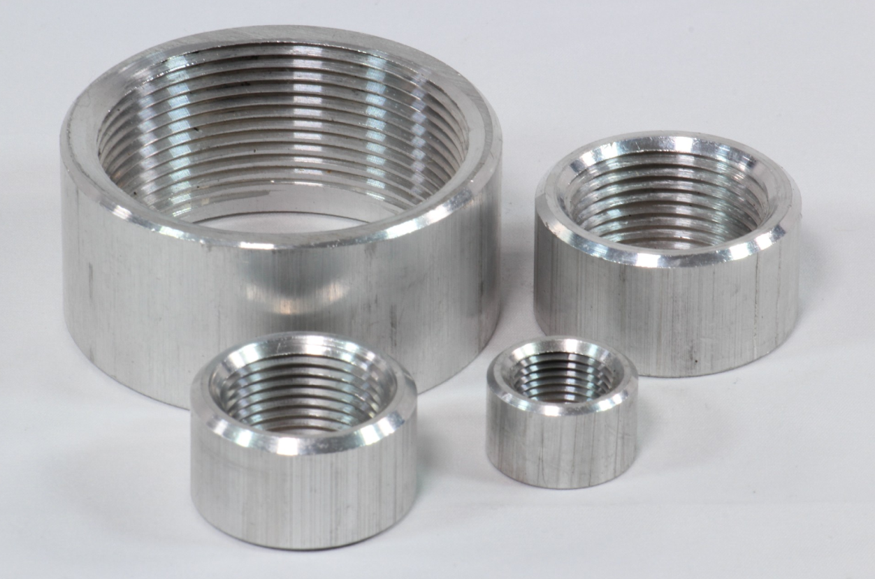 Aluminum NPT Half Coupling