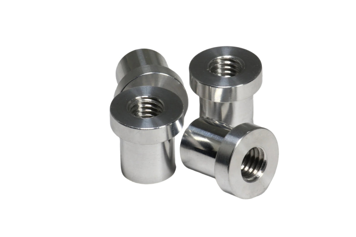 Double Threaded Boss Aluminum Blind Threaded Boss With Shoulder SMALL – Boyd Welding LLC