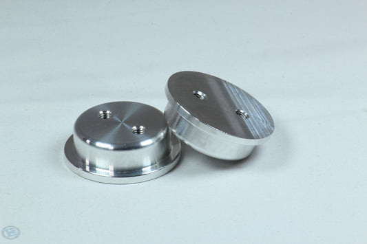 CAN CAP MACHINED ALUMINUM INSERT x2 10-32 THREADS