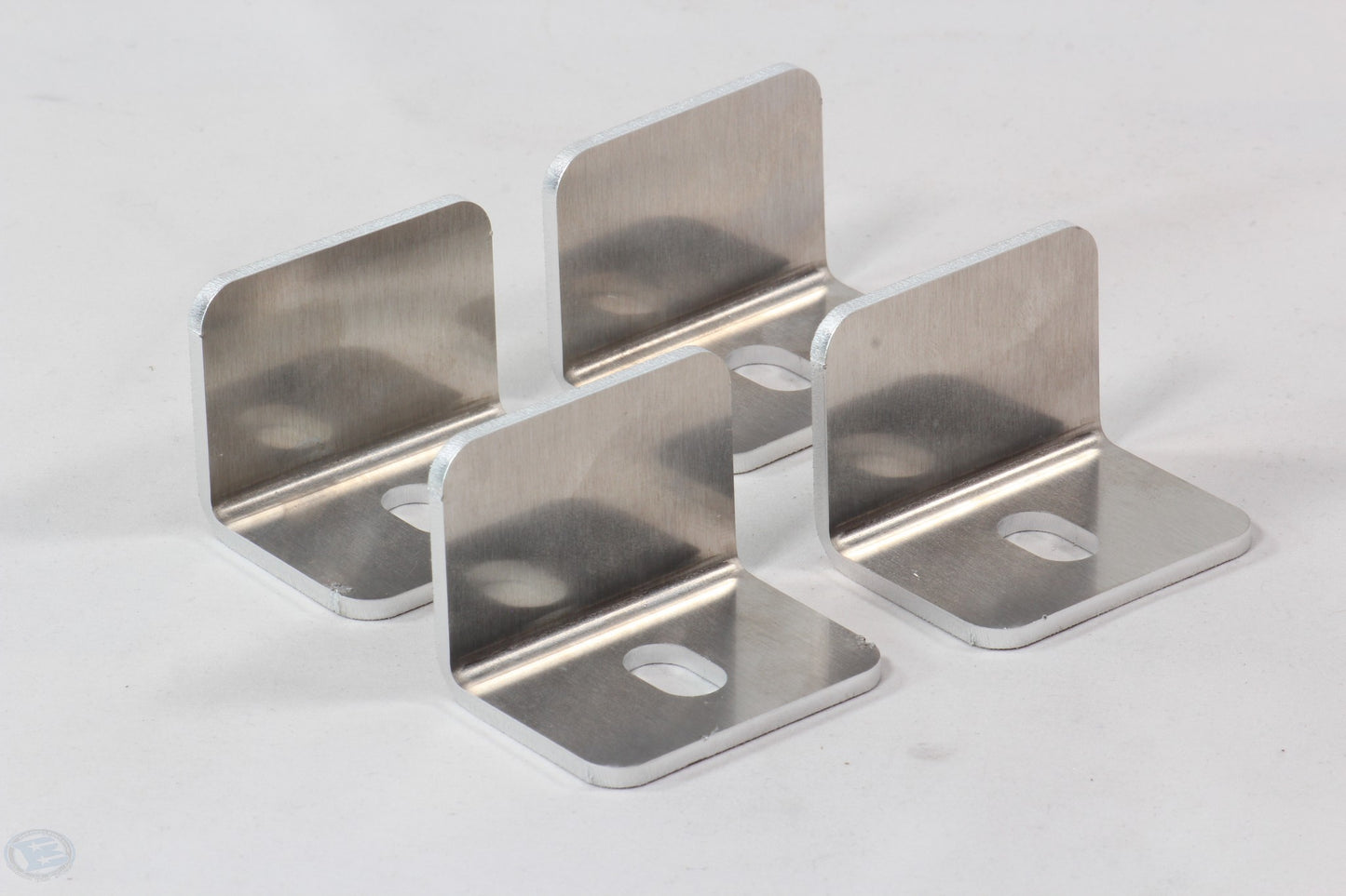 Aluminum 1.5 x 1.5 x 2" Long Sheet Metal Mounting Tabs