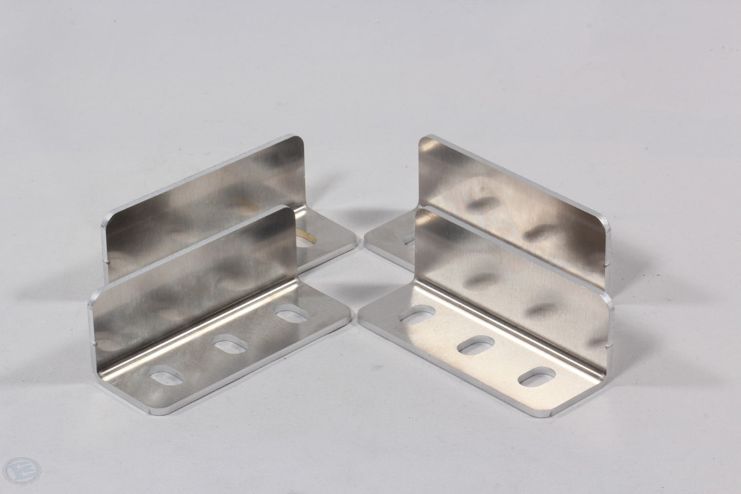 Aluminum 1.5 x 1.5 x 4" Long Sheet Metal Mounting Tabs