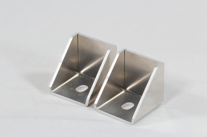Aluminum 2x2x2" Long Sheet Metal Gusseted Mounting Tabs
