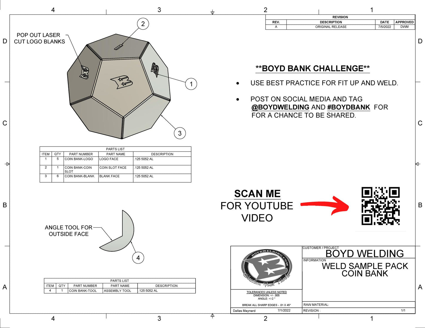 BOYD COIN BANK PROJECT